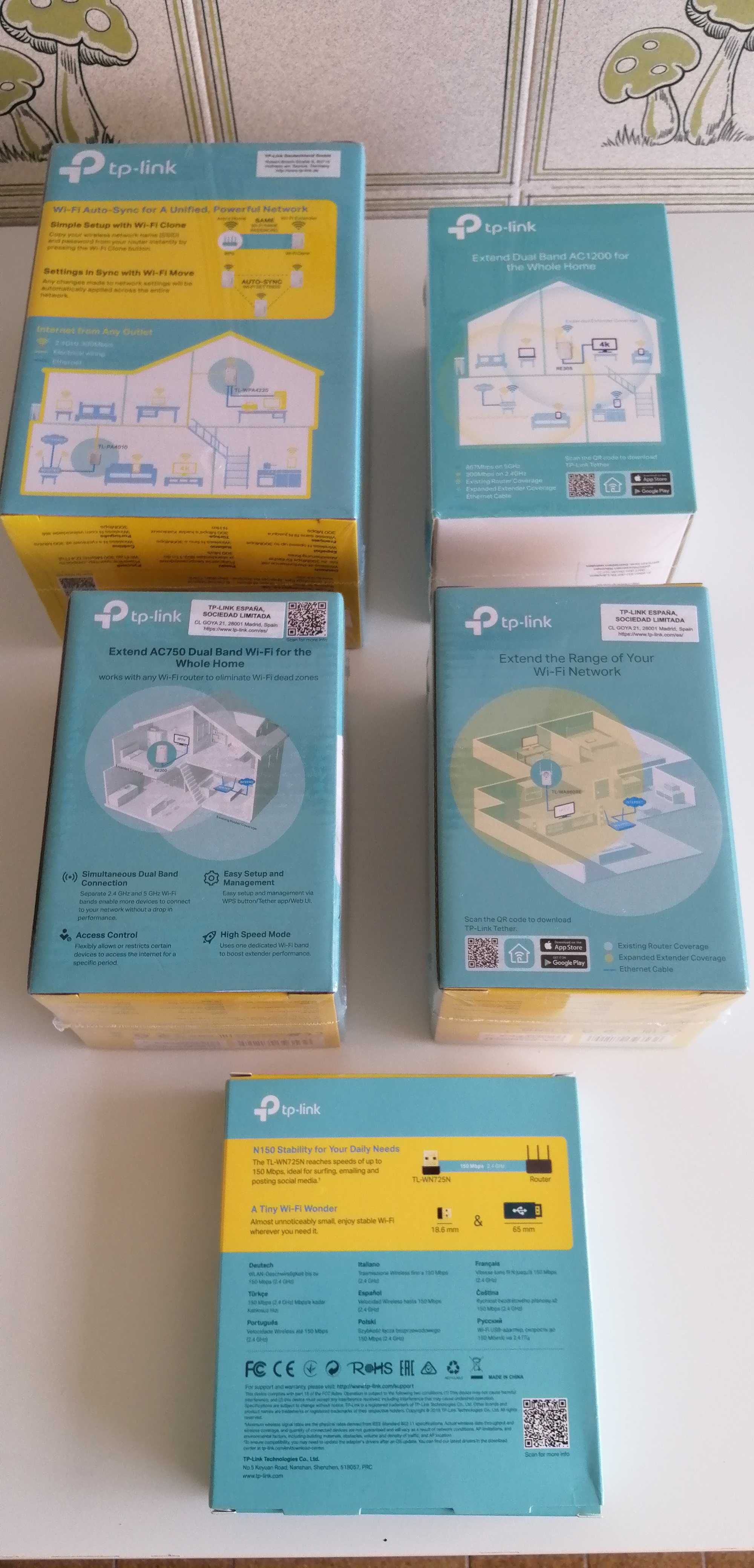 Repetidor wi-fi TP-link AC1200 / RE200/RE205 / WPA4220 Kit