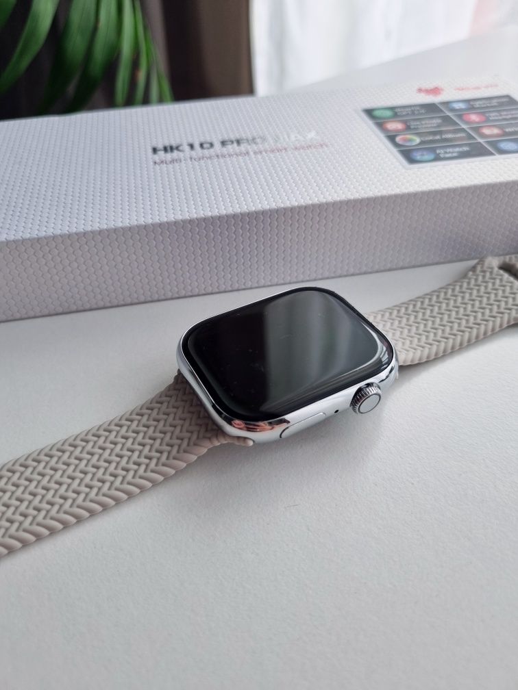 Smartwatch HK10 PRO MAX 46mm srebrny