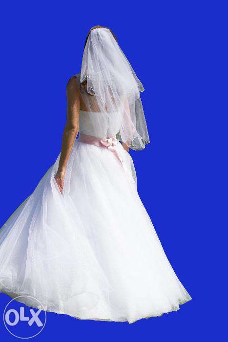 Wyjątkowa suknia ślubna, rozmiar 36