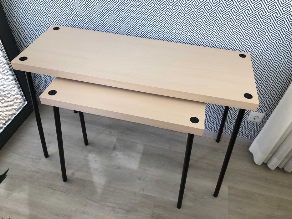 Conjunto 2 consolas / mesas de encaixar NOVAS