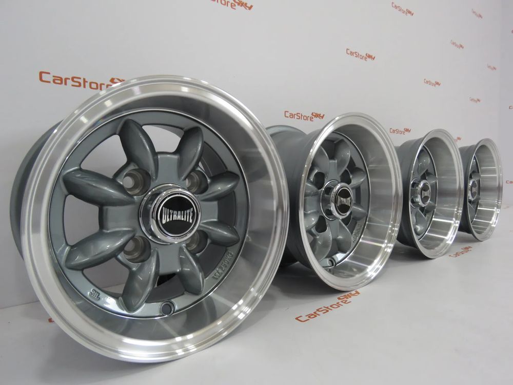 Jantes Ultralite 13 x 7 et 10 4x101.6 Gunmetal Mini Clássico | Carsto