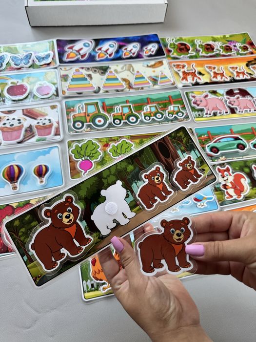 Ігри з ламінації, Книги на липучках