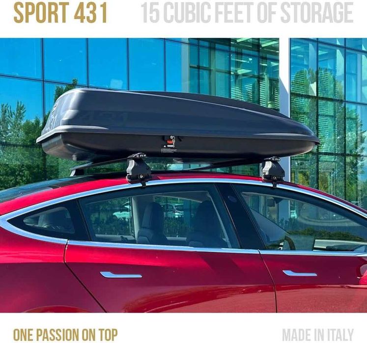 Bagażnik dachowy  CAM BOX SPORT 431  Made in Italy