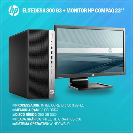 PC HP EliteDesk 800 G3