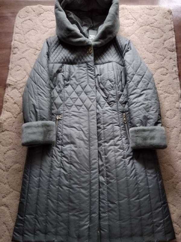 Пуховик-Пальто женское размер 54 Качество и стиль