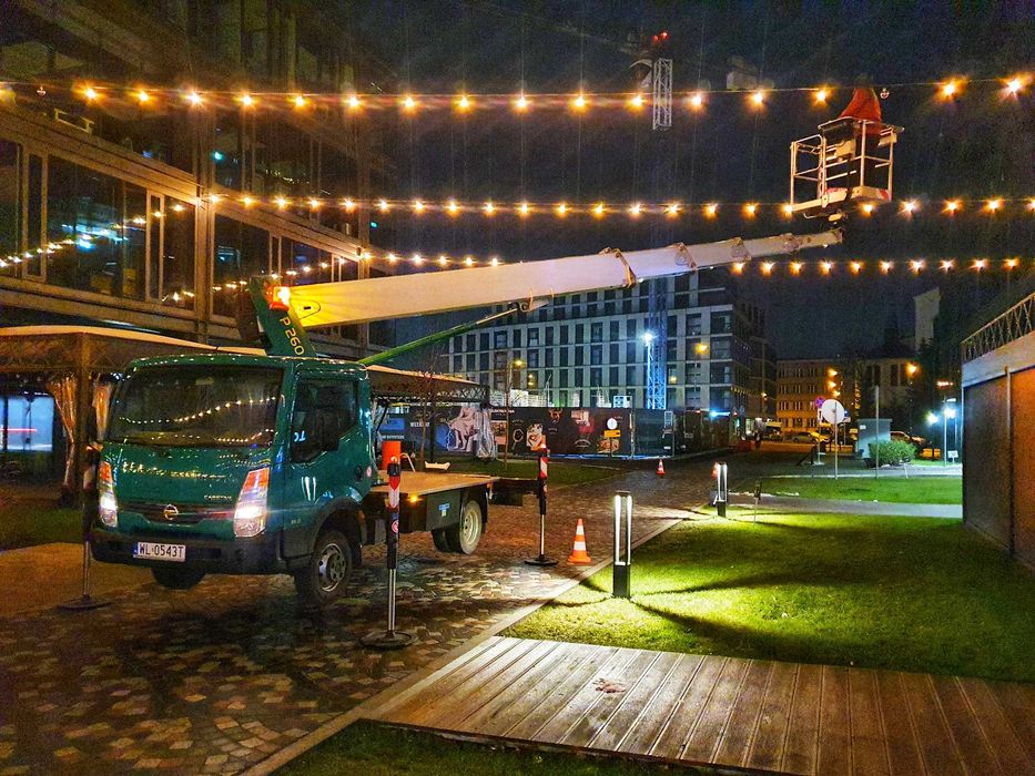 Wynajem podnośnika koszowego, wynajem zwyżek, podnośniki