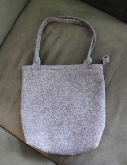 Torba shopperka szara A4