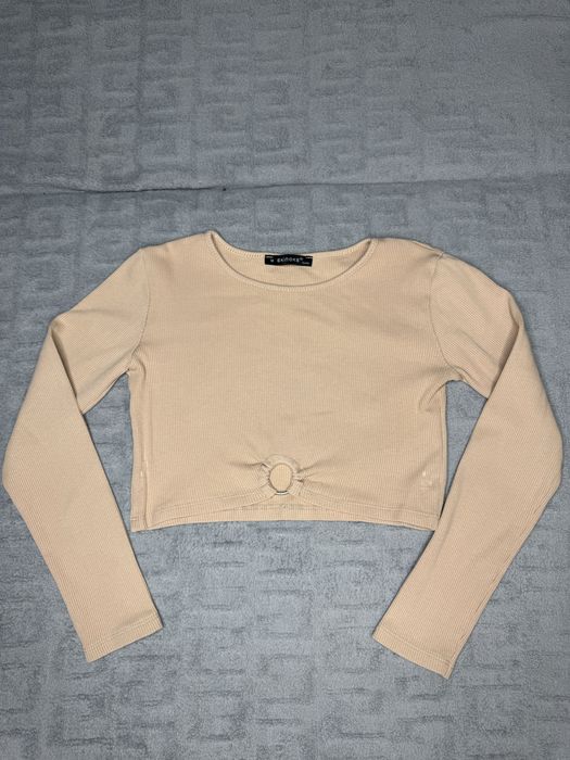 Укорочений топ в рубчик