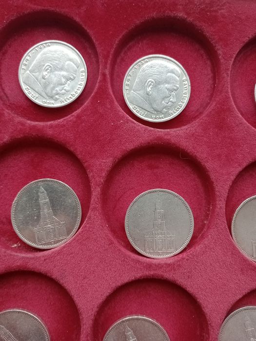 Moneta--5 Marek--1934-36--srebro