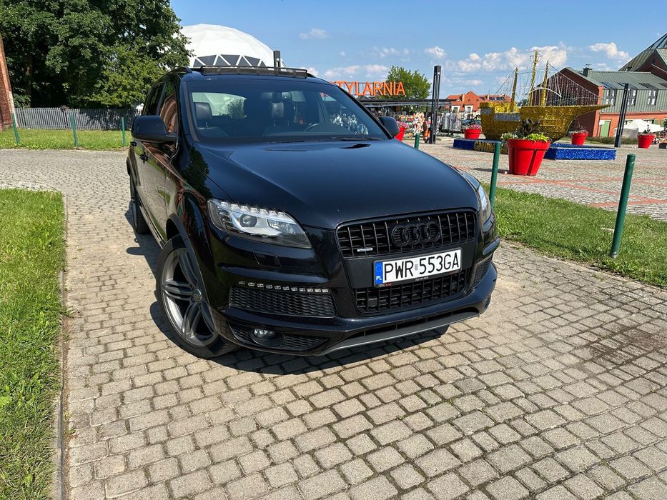 Audi Q7 3.0 TDI, 7 osobowa, S LINE! PNEUMATYKA! PANORAMA DACH, felgi 21cali