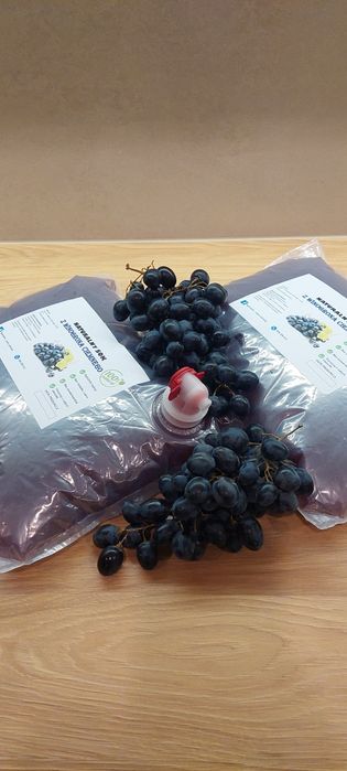Sok tłoczony z winogron 3l naturalny niefiltrowany 100% bez dodatków