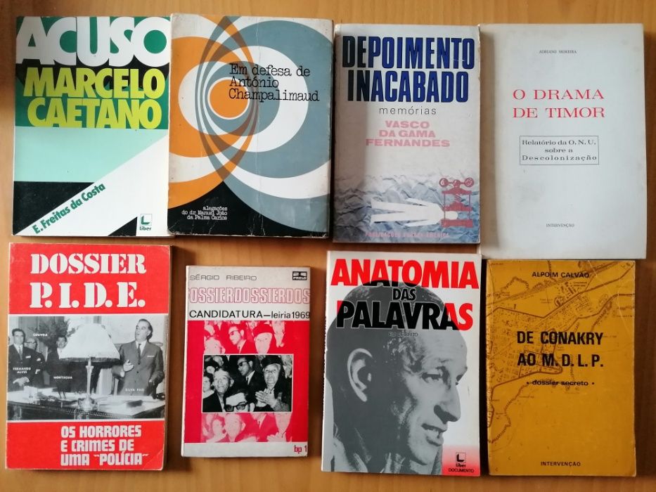 Livros 25 de Abril/Estado Novo/Descolonização/Ultramar