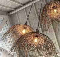 Lampa rattan z Bali,  NOWA