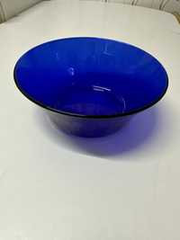 DURALEX Saladeira/taça grande azul 23cm em vidro marca francesa