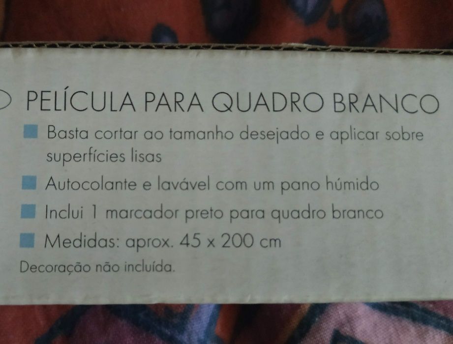Película para quadro branco