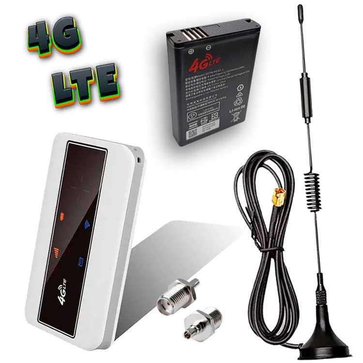 Компактный 4G Wi-Fi Интернет комплект (4G роутер + Антенна с магнитом)