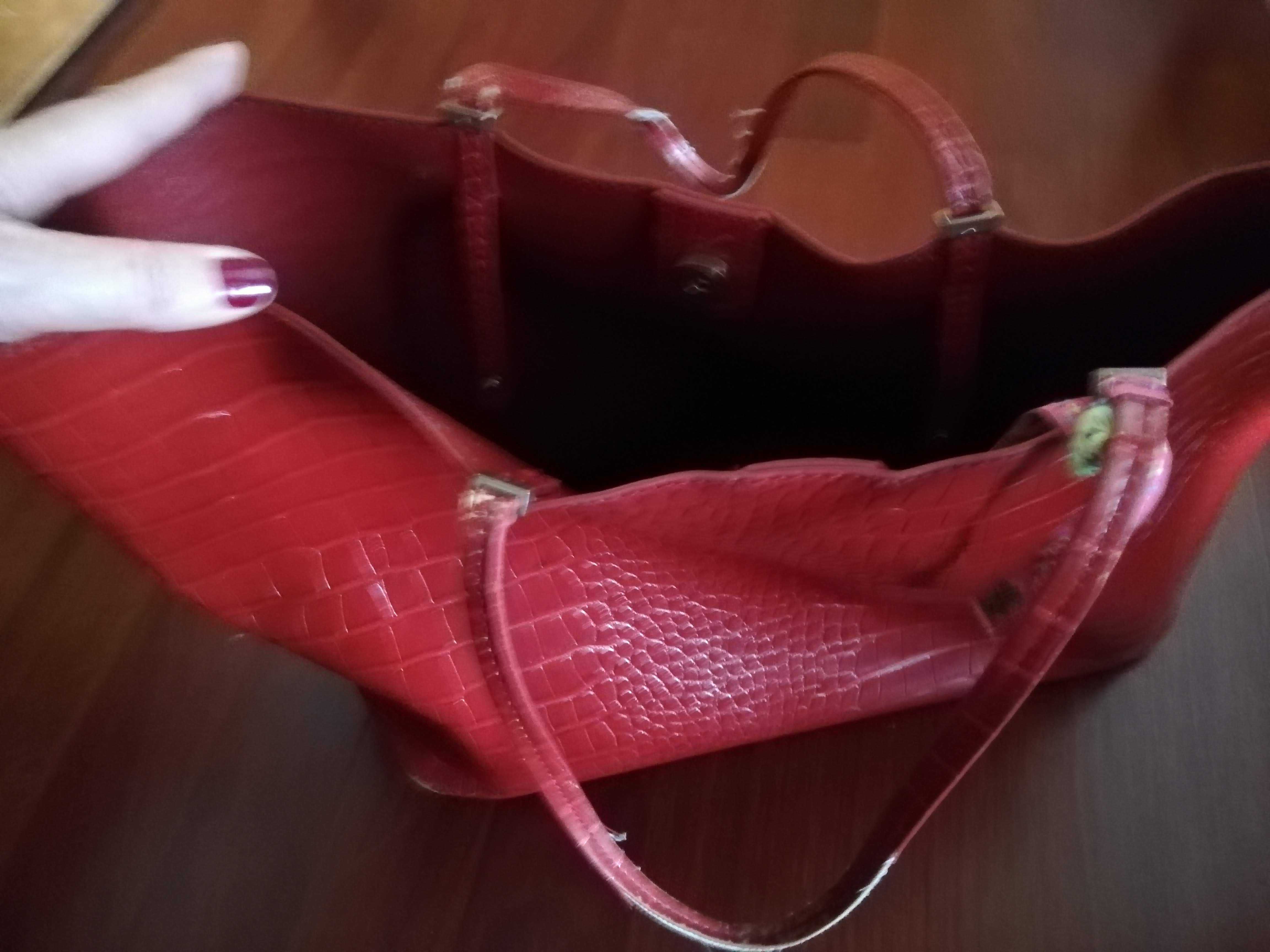 Shopper cor vermelha
