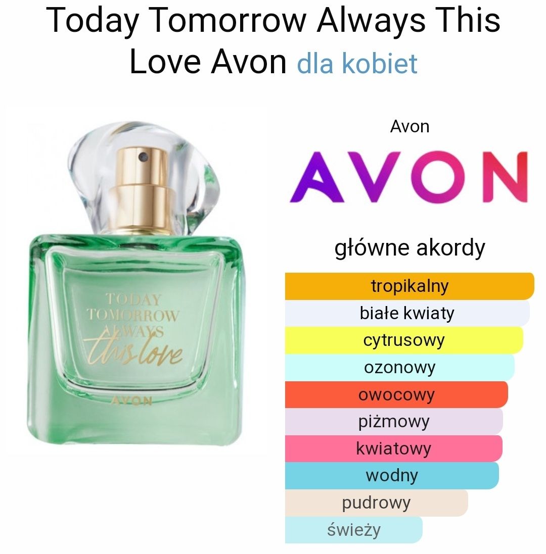 Today Tomorow Always This Love Avon 50 ml - folia