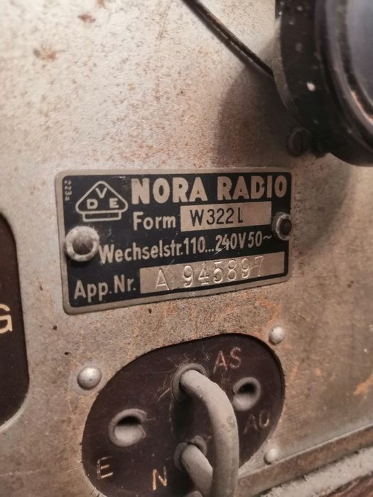 Stare radio Nora z 1935r.