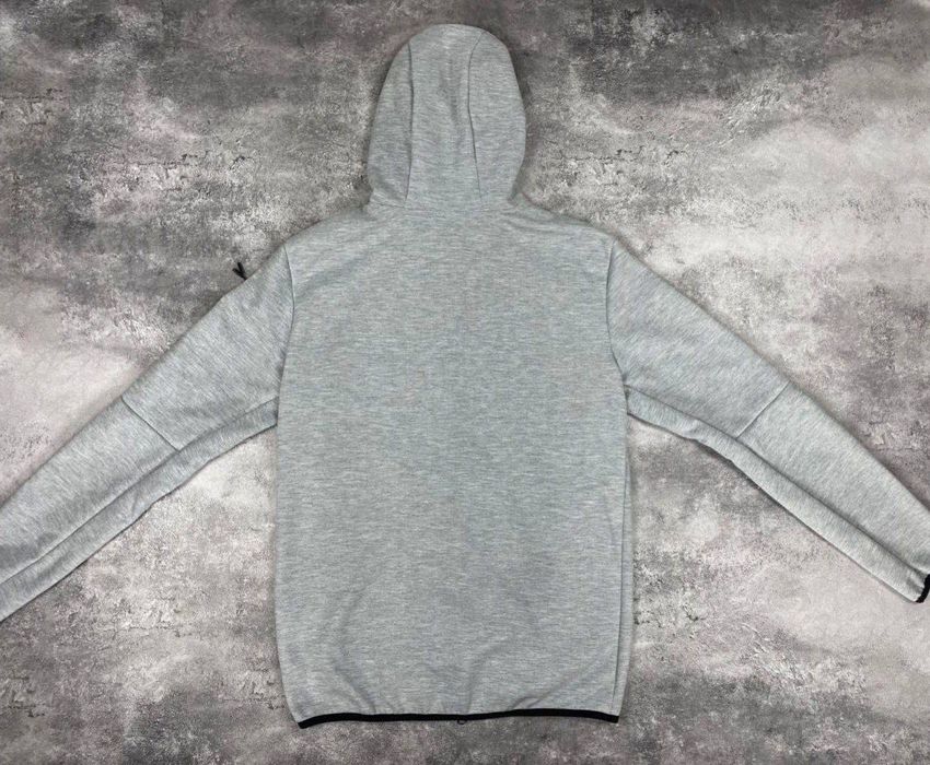 Кофта Nike Tech Fleece сіра/кофта спортивна найк теч фліс/nike теч