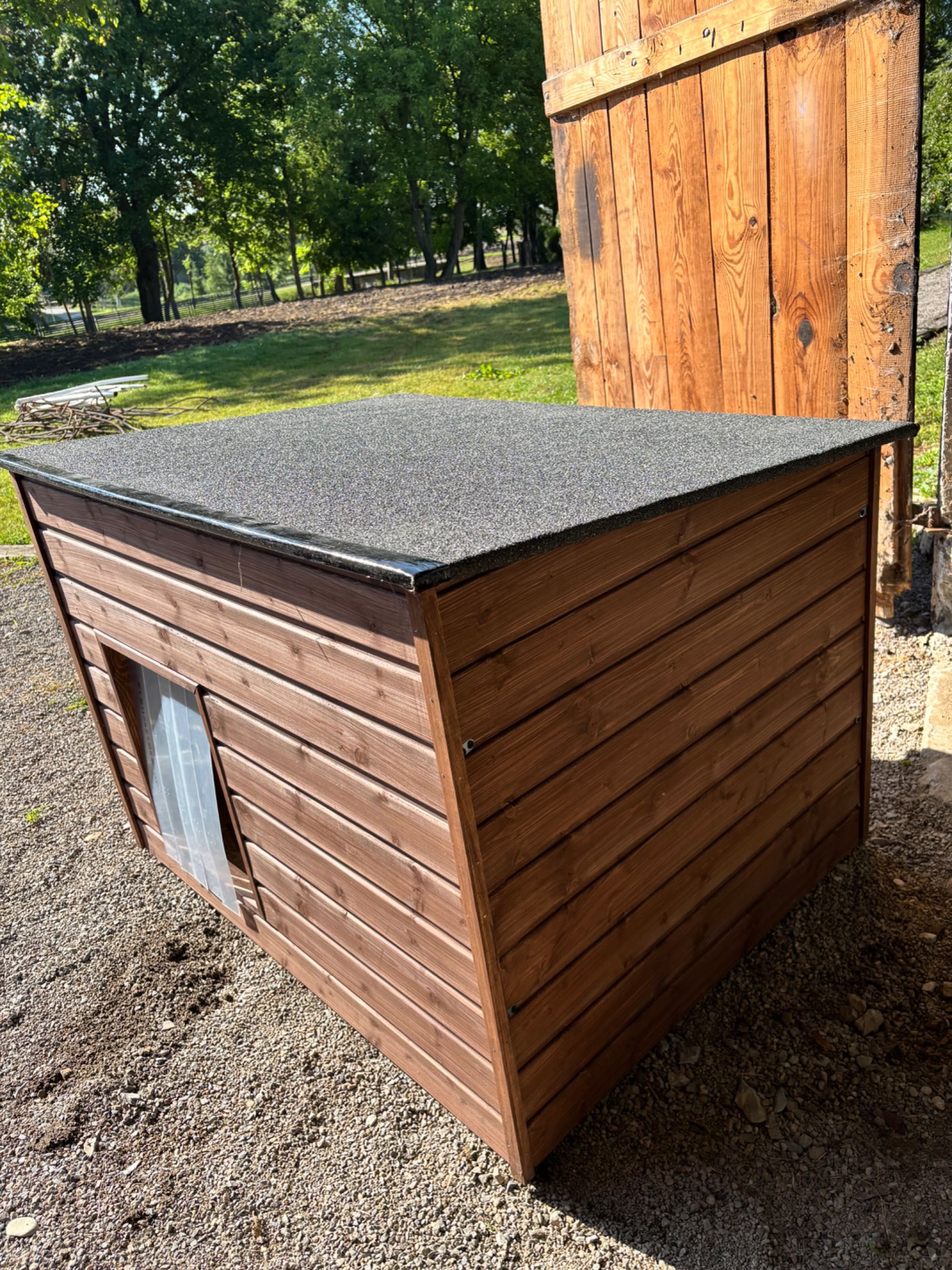 NOWA buda dla psa 3XL – OCIEPLANA, otwierany dach – odbiór osobisty