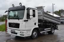 MAN TGL 12.220 Nowy 3-stronny wywrot Kiper Wywrotka Duża ładowność DMC 11990 kg FA VAT 23% Cena BRUTTO TGM Atego Midlum Eurocargo LF  Pierwszy właściciel, gotowy do jazdy