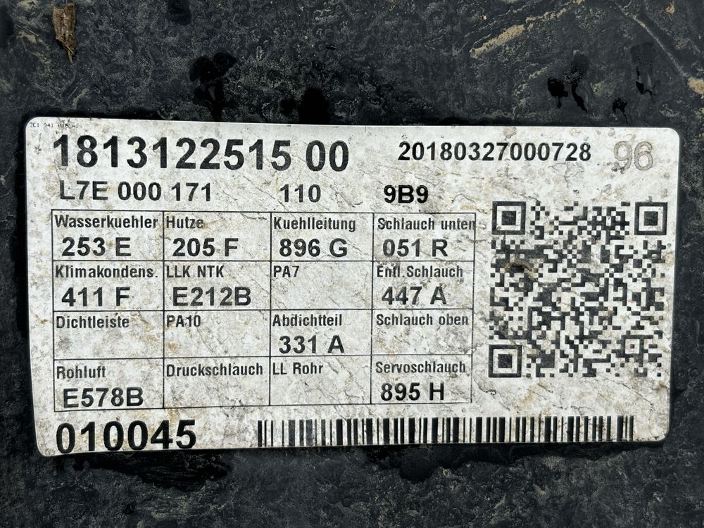 VW T6 2.0 tdi cxh 150 ps pas belka chłodnica woda klima przód