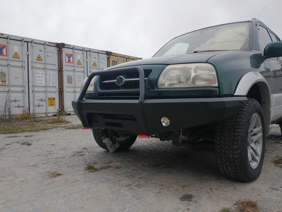 Zderzak stalowy przód +płyta Grand Vitara I (OTM)