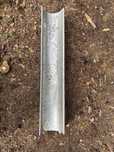 Rynna dachowa metalowa 15 cm x 1 m - 7 szt.
