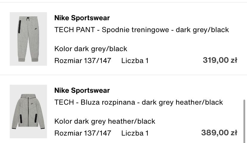 Dres Nike Tech Nike