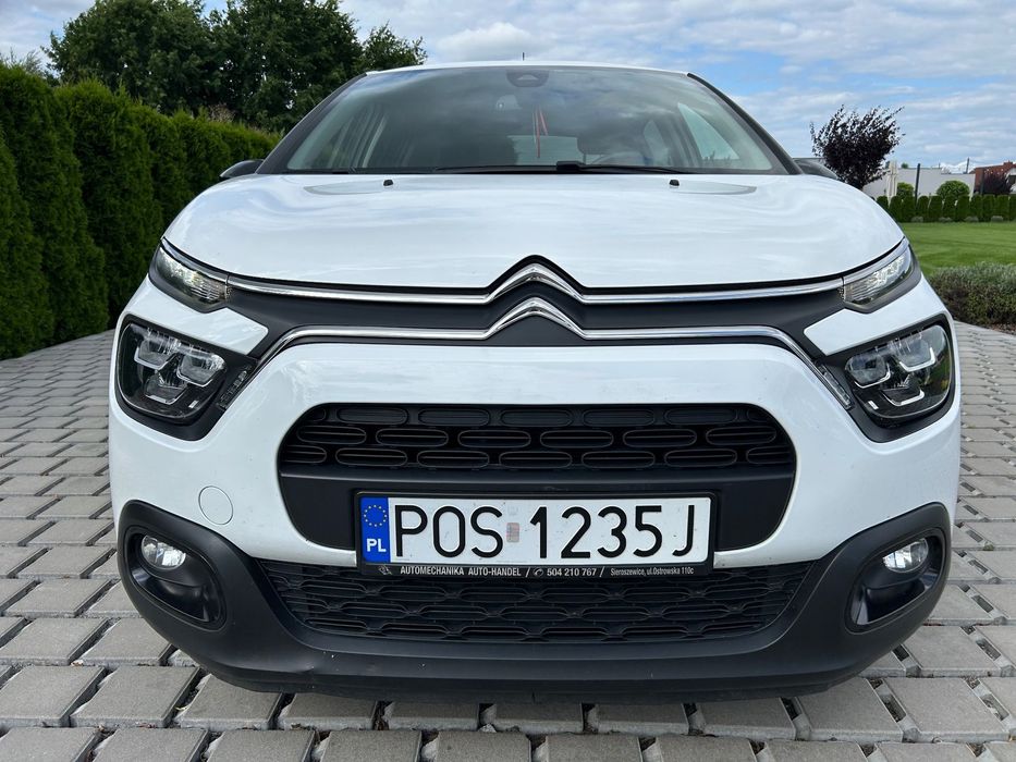 Citroën C3 2021 rok 83 KM 30 tys. przebiegu 1.2 benzyna JAK NOWE