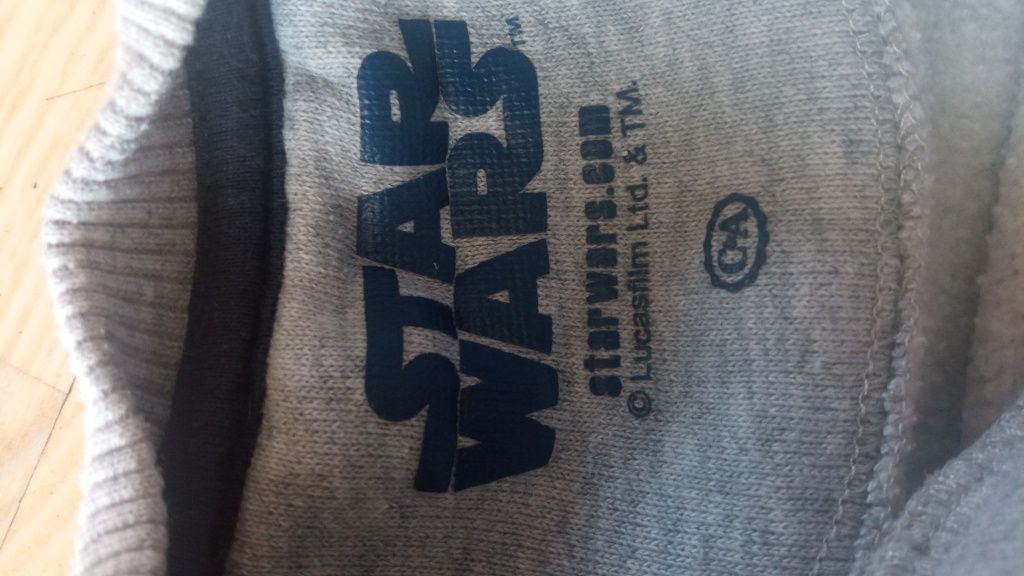 Bluza star wars Darth Vader Yoda R2D2 klony ciepła ocieplana bawełnian