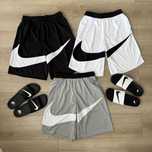 ‼️АКЦІЯ‼️ Мужские шорти NIKE big swoosh, найк 1:1. Биг свуш