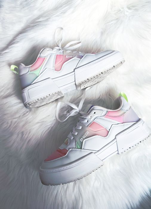 Sneakersy damskie Big Star memory foam system multikolor 40