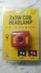 Фонарик налобный Voin 2 x 3W-COB (W/R) + 3W XPE 800 мА·год (VL-163)