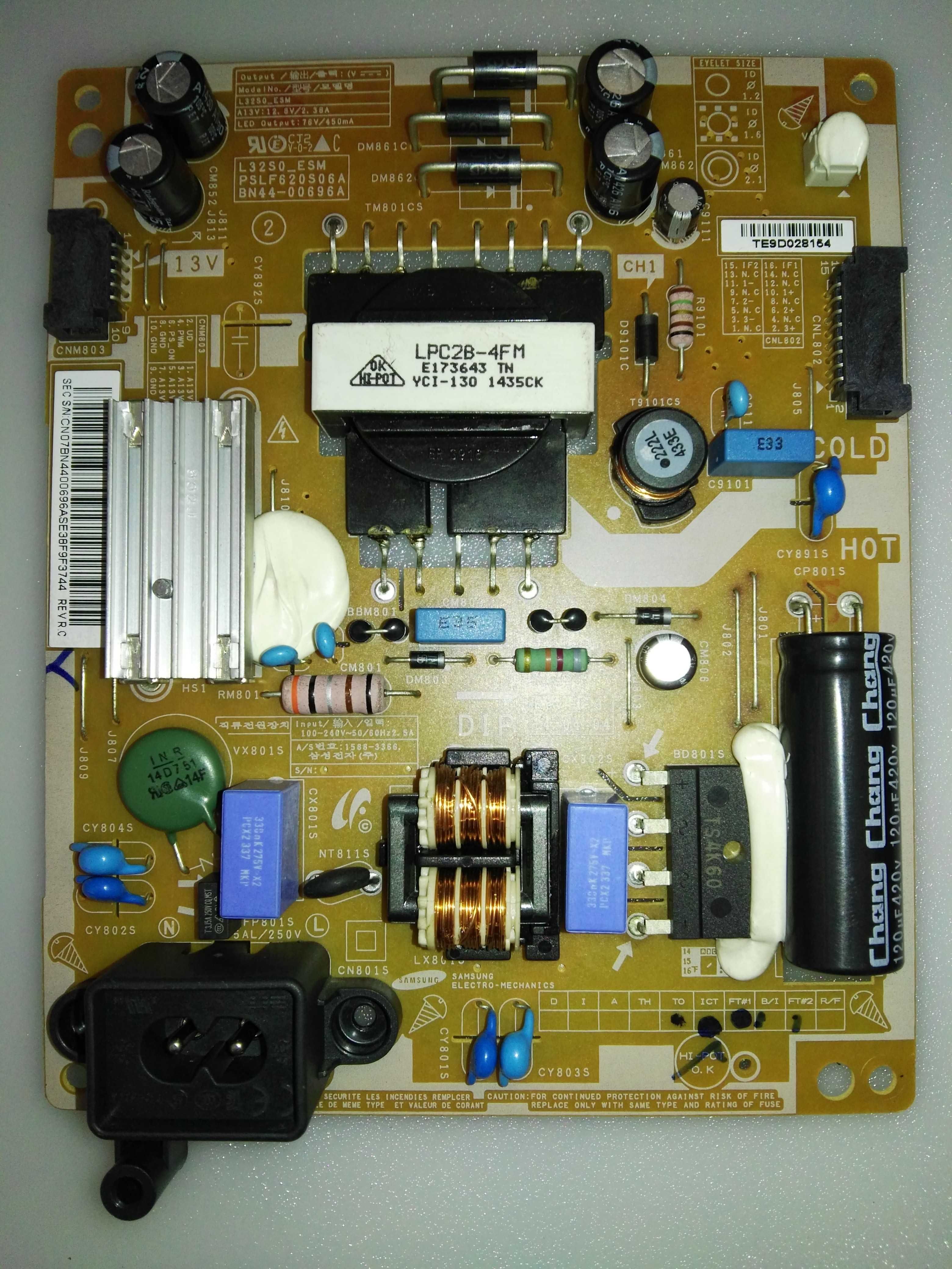 Fonte de alimentação Samsung BN44- 0 0 6 9 6 A L32SO_ESM