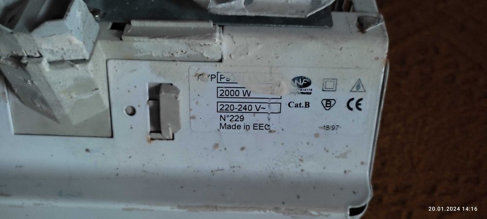 Grzejnik elektryczny 2000W Airelec