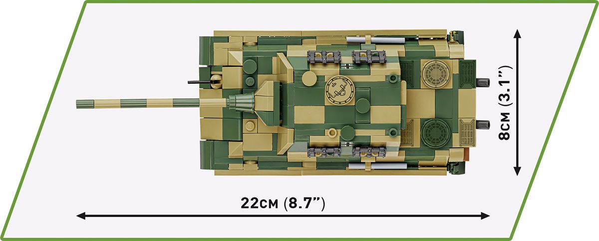 Klocki Cobi 2731 Czołg Kv-2 Ciężki Pojazd Wojskowy Ww2 Wojsko Armia