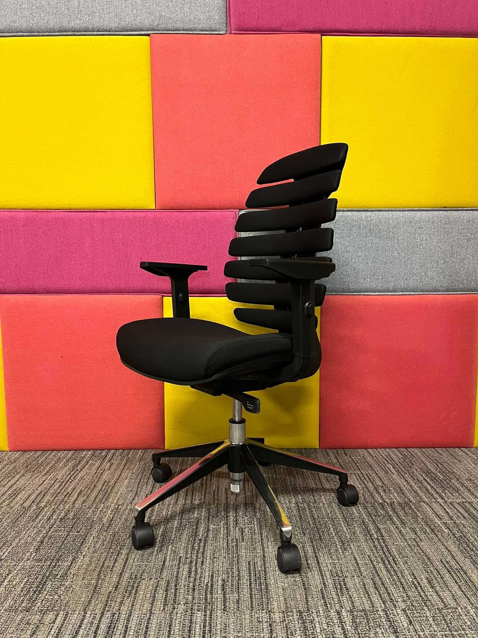 NOWY Fotel biurowy obrotowy HJH Office Ergo Line II czarny okazja!