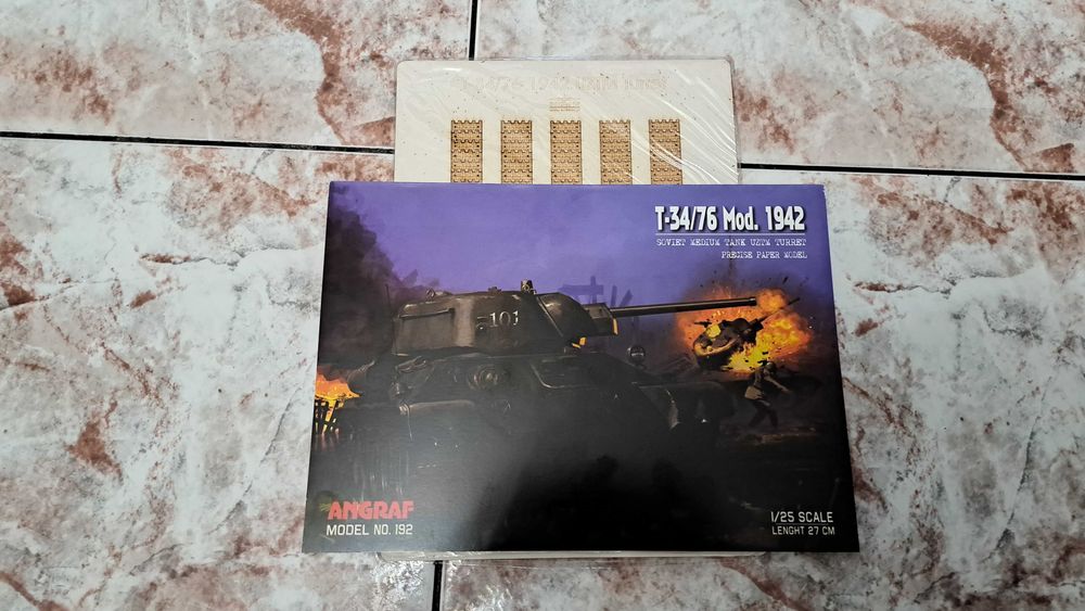 Model kartonowy czołg T34 / 76