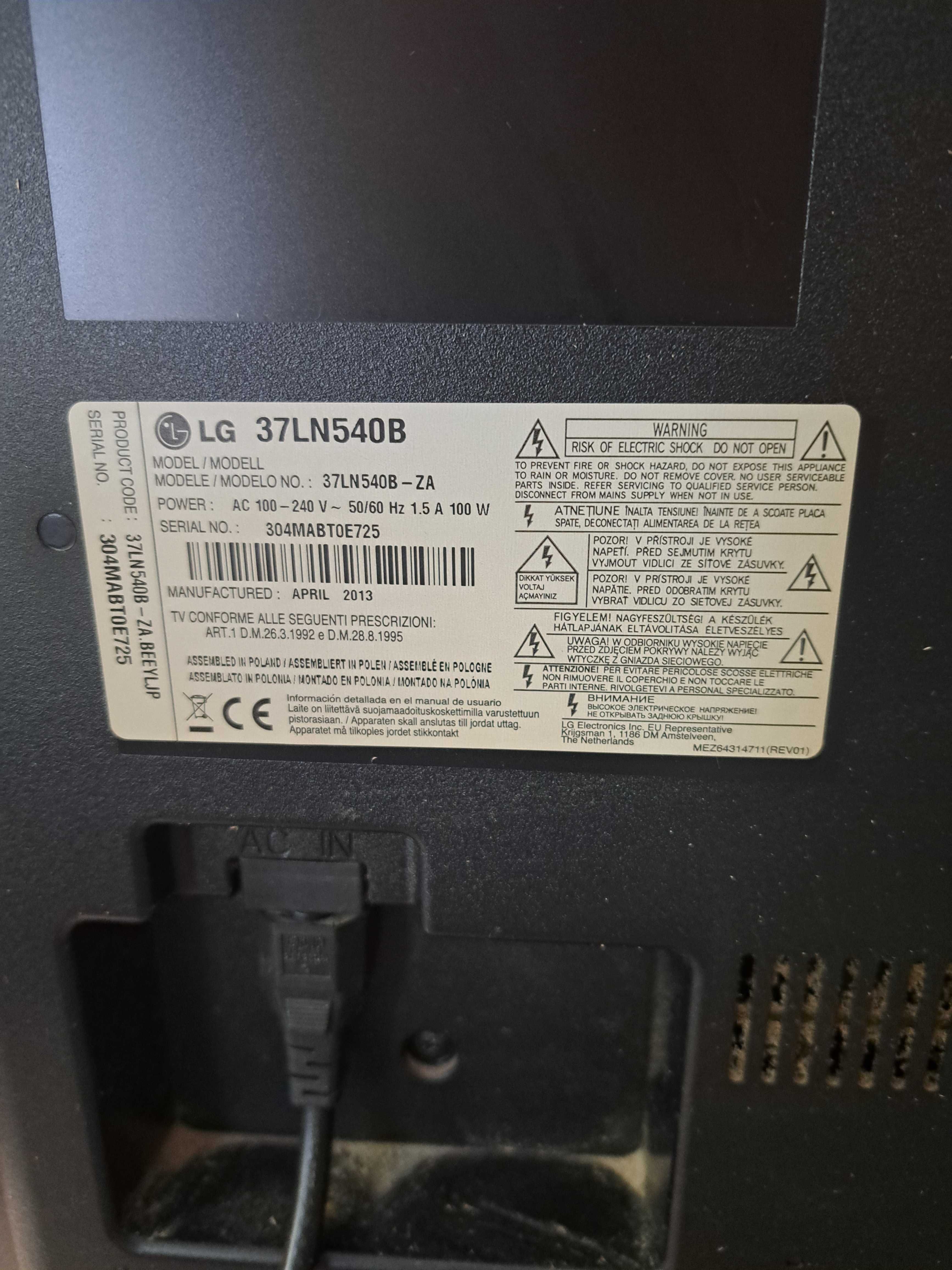 Telewizor LG 37LN540B