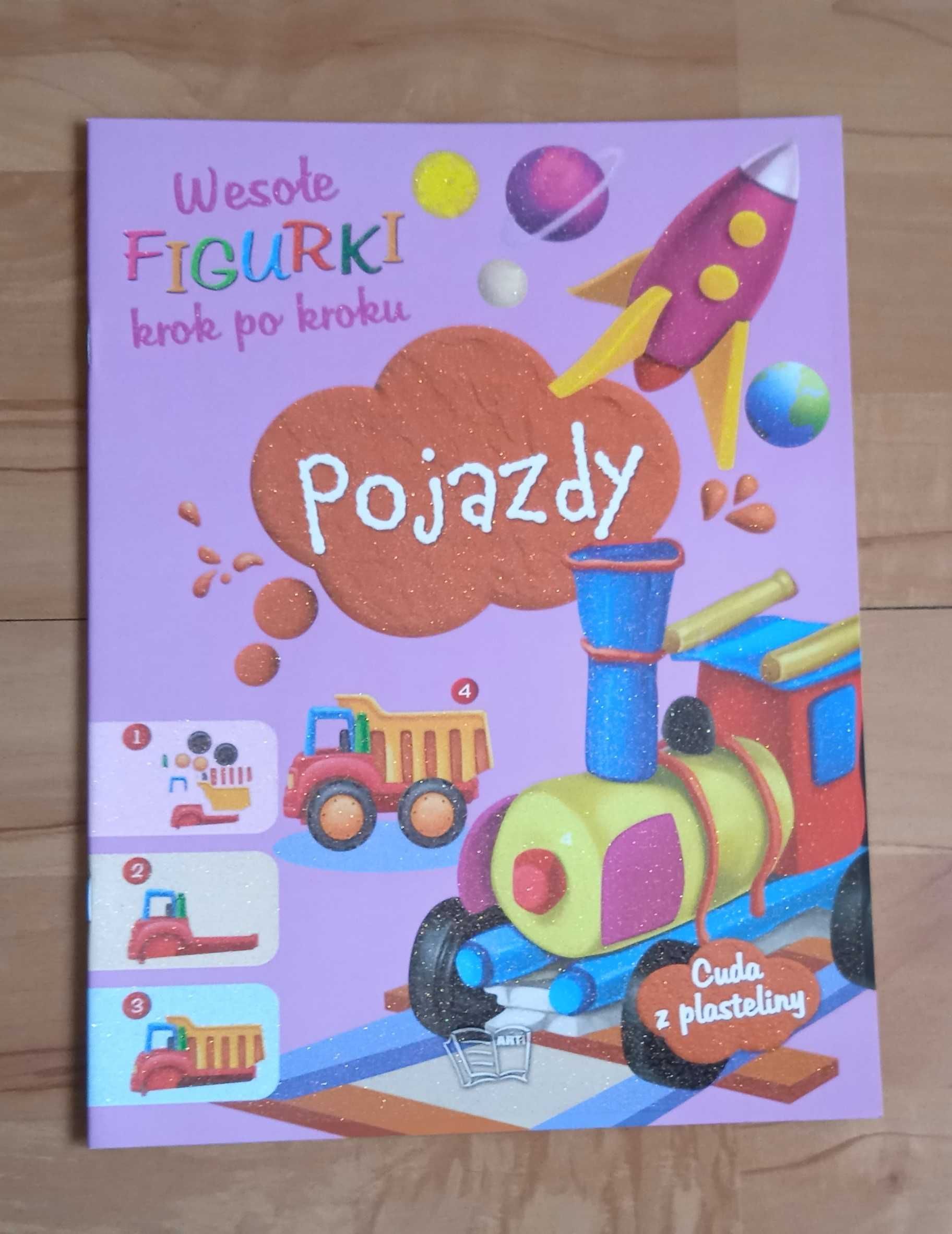 Cuda z plasteliny wesołe figurki krok po kroku Pojazdy