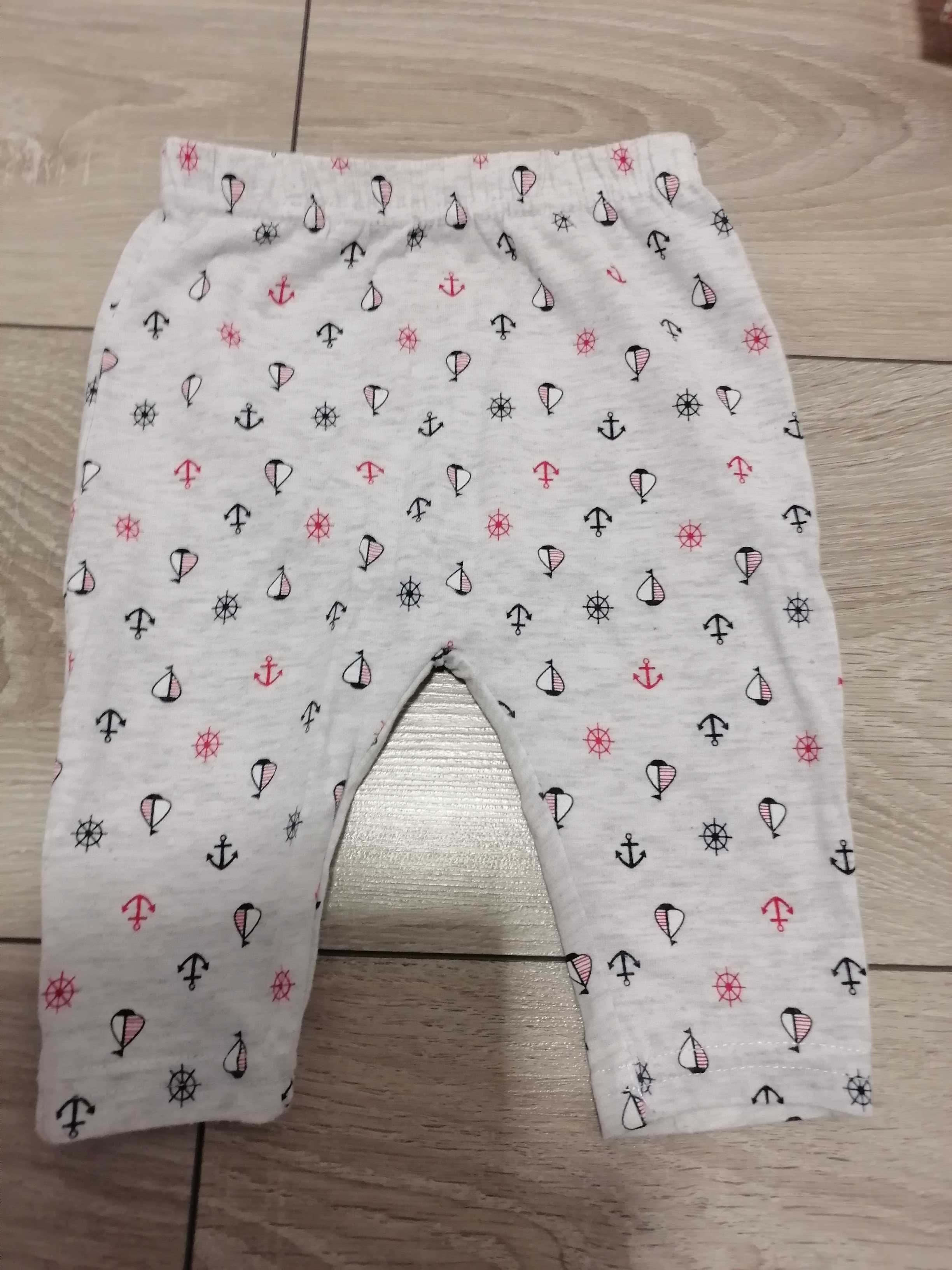 Zestaw spodnie, legginsy dla dziewczynki 62