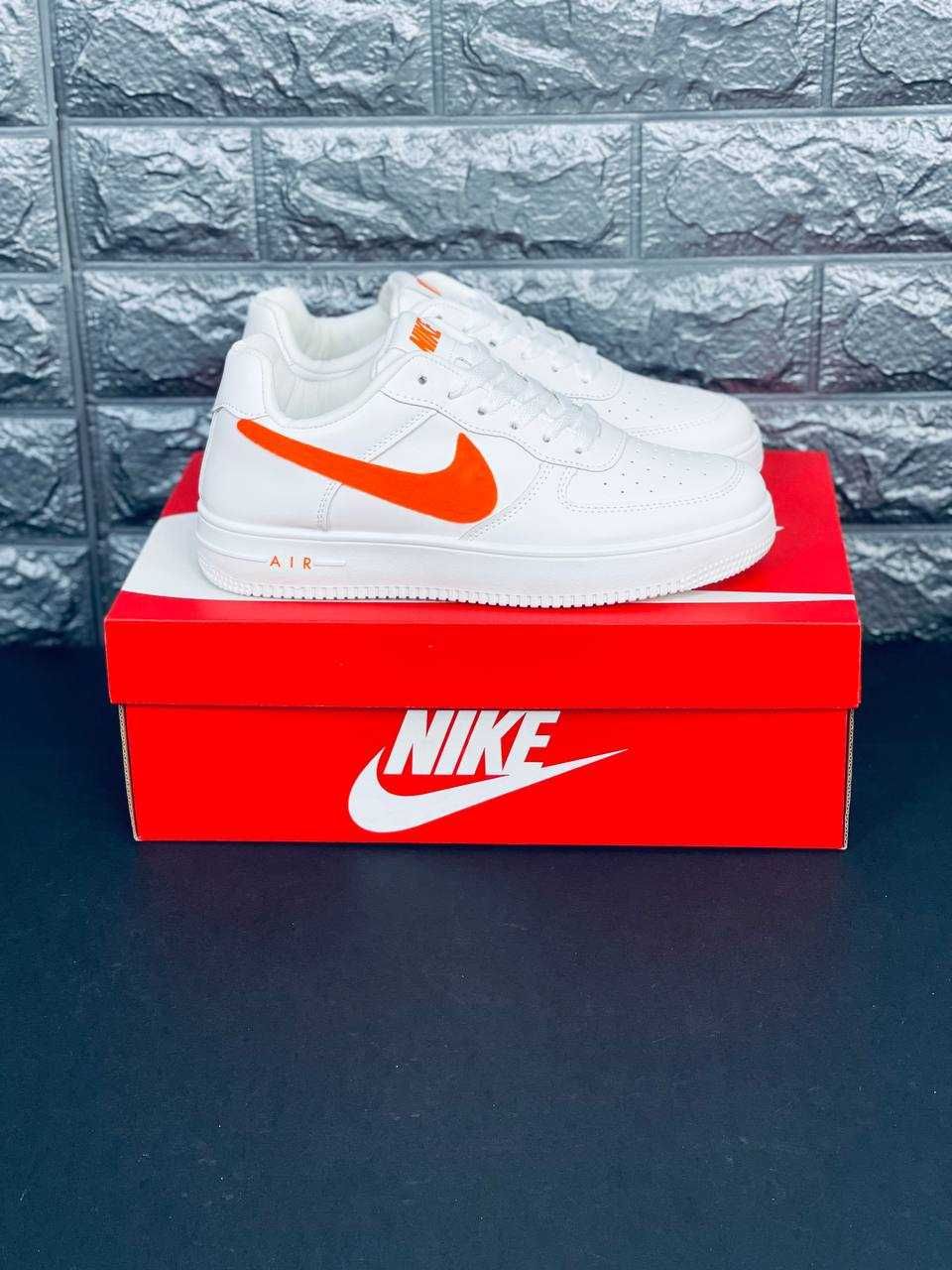 Мужские кроссовки Nike Air Force 1 Натуральная Кожа! Найк Форс 36-45