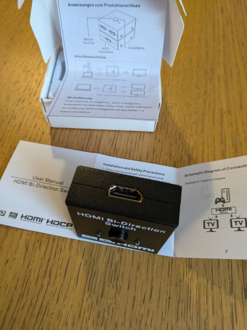 HDMI switch (przełącznik) NOWY
