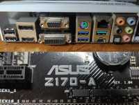 Материнська плата Asus Z170-A + процесор Intel Core i5-6600 + кулер
