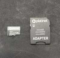 Cartão de Memória Micro SD Platinet 128Gb Class 10 UHS-III (adaptador)