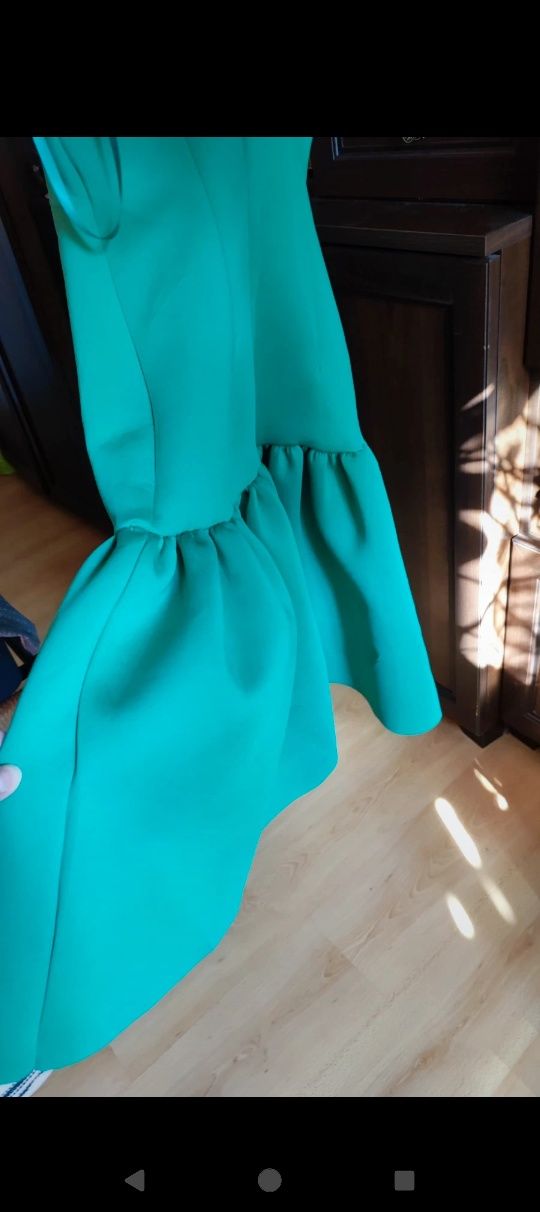Asos sukienka pianka zielona nowa S /M