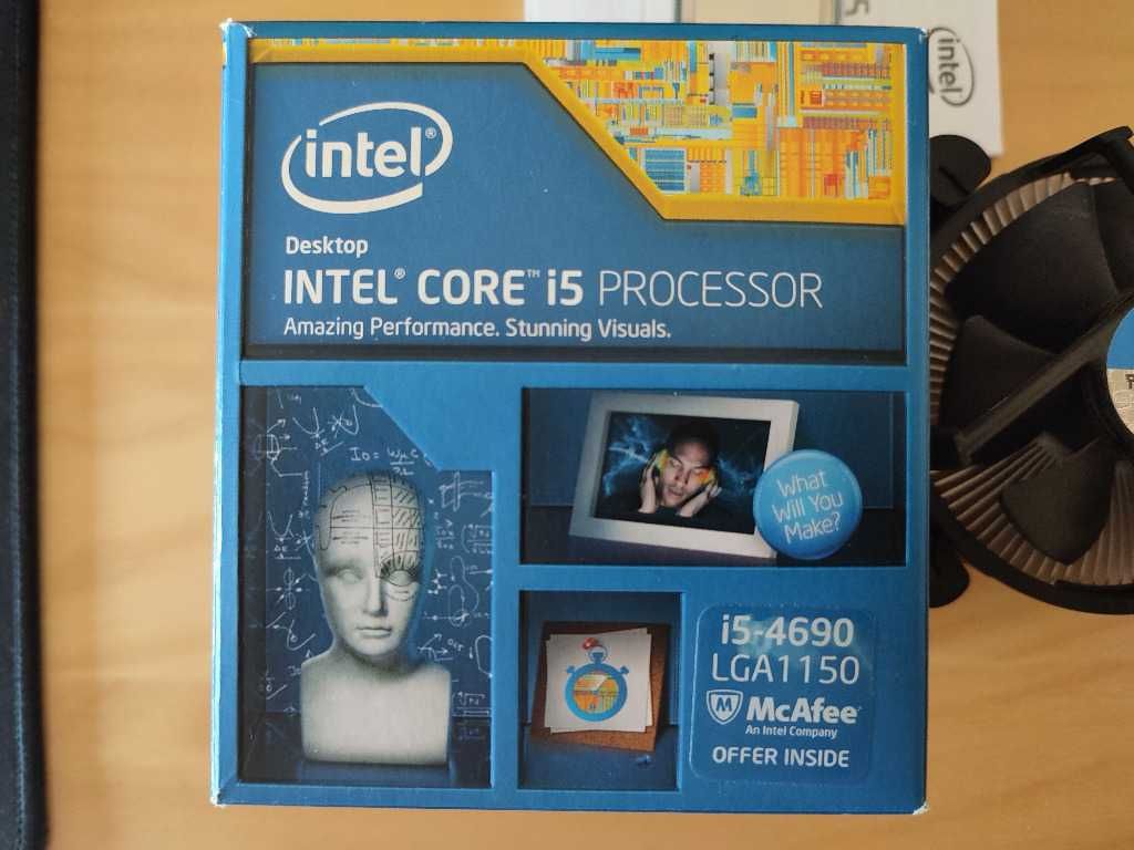 Procesor Intel i5 4690 4x 3.9 Ghz Nowe chłodzenie Idealny stan