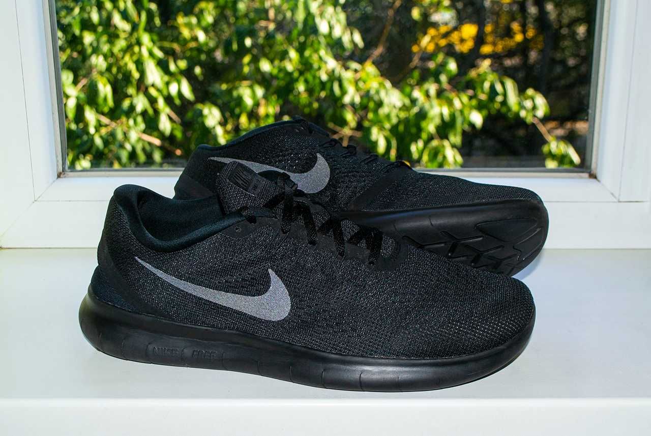 ‼️Кросівки бігові Nike Free Run 831508-002 Triple Black 44 р оригінал